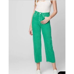 Blank NYC THE BAXTER IN FEELIN' LUCKY Jeans Green Size 27 Nwt
